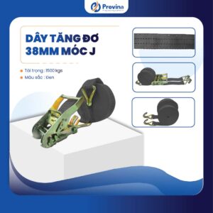 Dây Tăng Đơ 38mm 1.5t Màu Đen Móc J