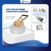 Dây Tăng Đơ 50mm 3t Màu Trắng Cán Nhựa Không Móc