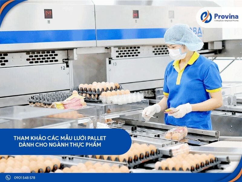 Tham Khảo Các Mẫu Lưới Pallet Dành Cho Ngành Thực Phẩm