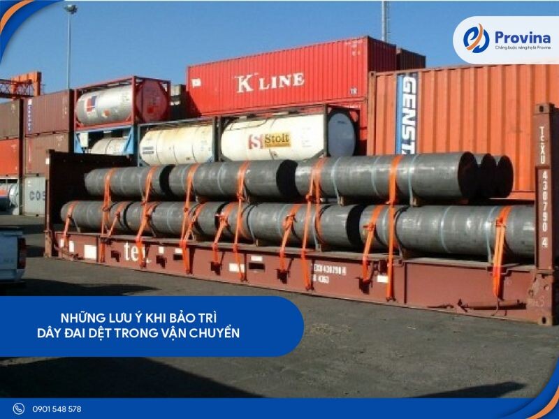 Những Lưu Ý Khi Bảo Trì Dây Đai Dệt Trong Vận Chuyển