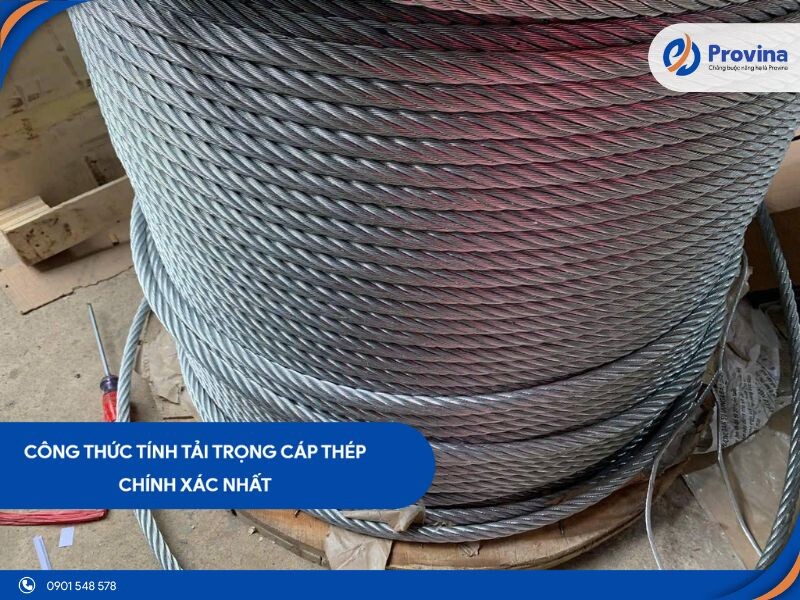 Công Thức Tính Tải Trọng Cáp Thép Chính Xác Nhất