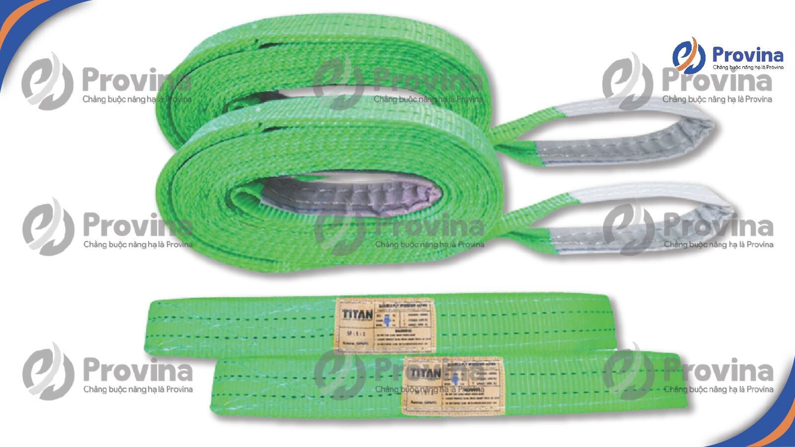 Dây Cáp Vải Xanh Lá (2 Tấn)