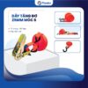 Dây Tăng Đơ 25mm 450kgs Màu Đỏ Móc S