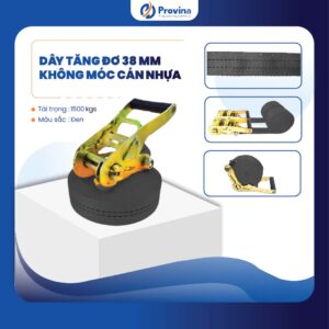 Ứng Dụng Của Dây Tăng Đơ 38mm 1.5t Màu Đen Cán Nhựa Không Móc