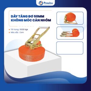 Dây Tăng Đơ 50mm 5t Màu Cam Không Móc