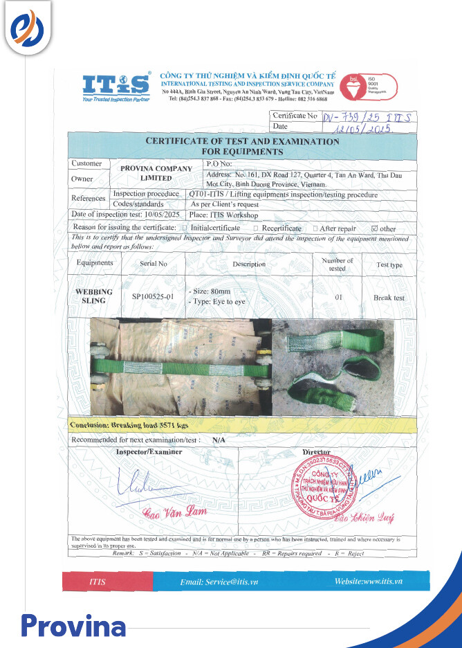 Giấy Kiểm Định 12