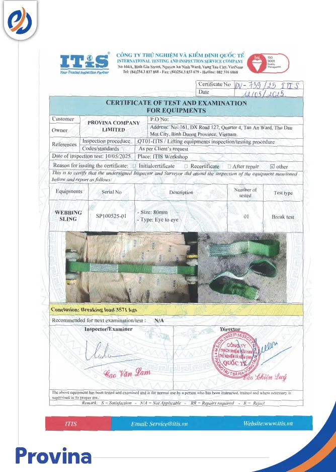 Giấy Kiểm Định 12