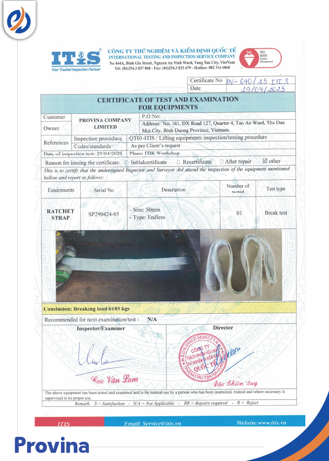 Giấy Kiểm Định 16