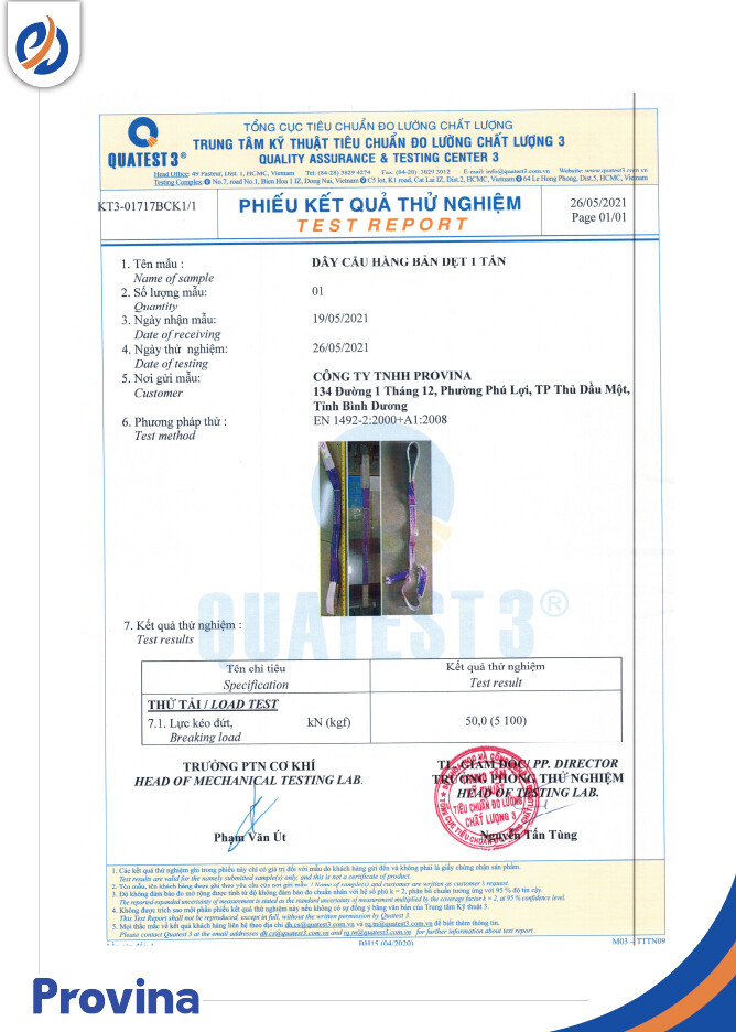 Giấy Kiểm Định 2