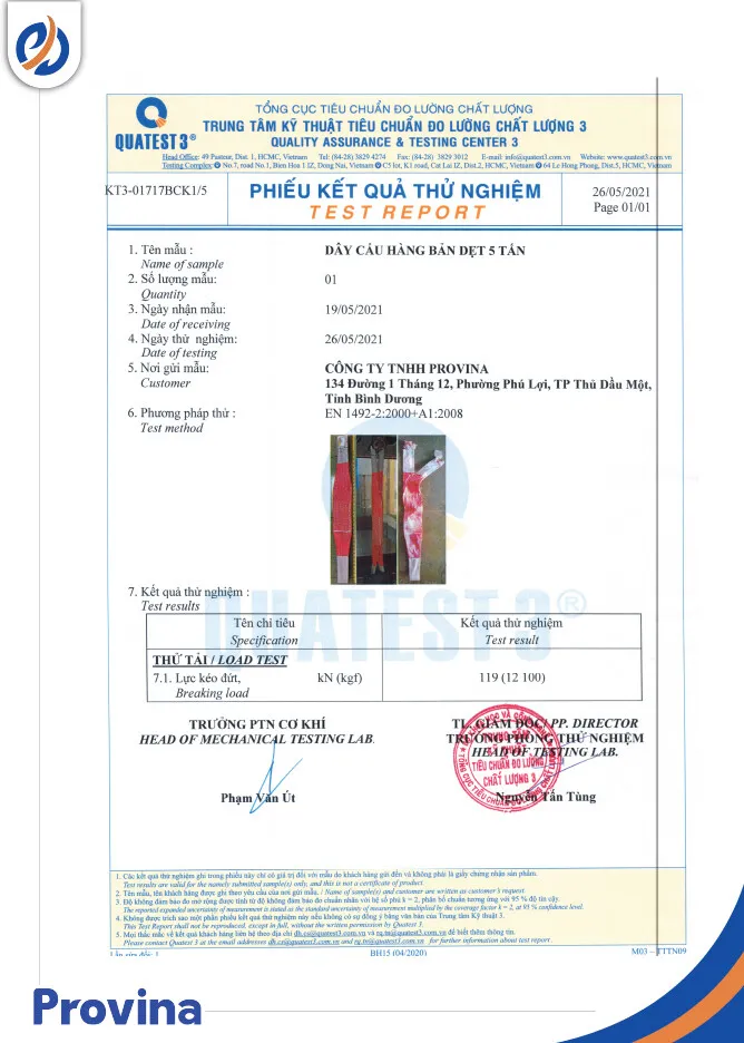Giấy Kiểm Định 6