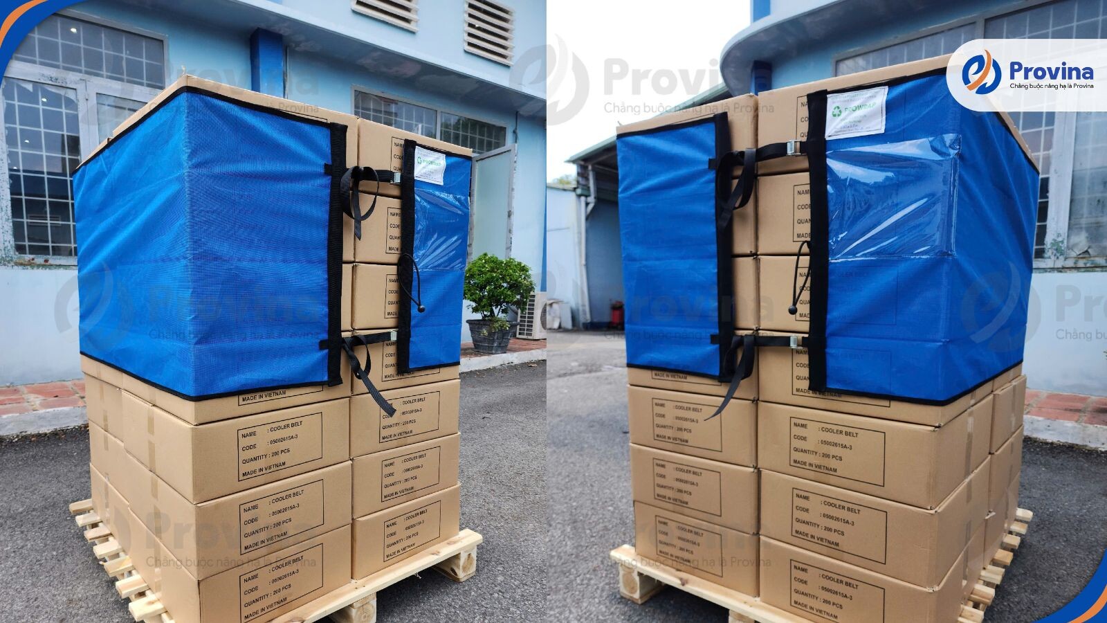 Lưới Quấn Pallet Khóa Cam