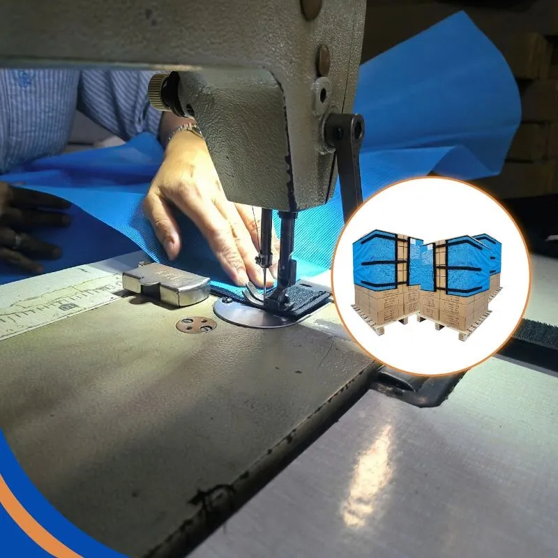Lưới Quấn Pallet Màu Xanh