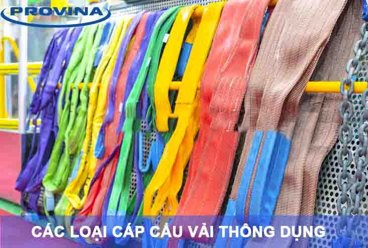 Tổng Hợp Các Loại Cáp Cẩu Vải Thông Dụng Trên Thị Trường