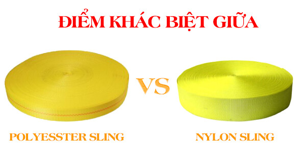 So Sánh Polyester Sling Với Nylon Sling