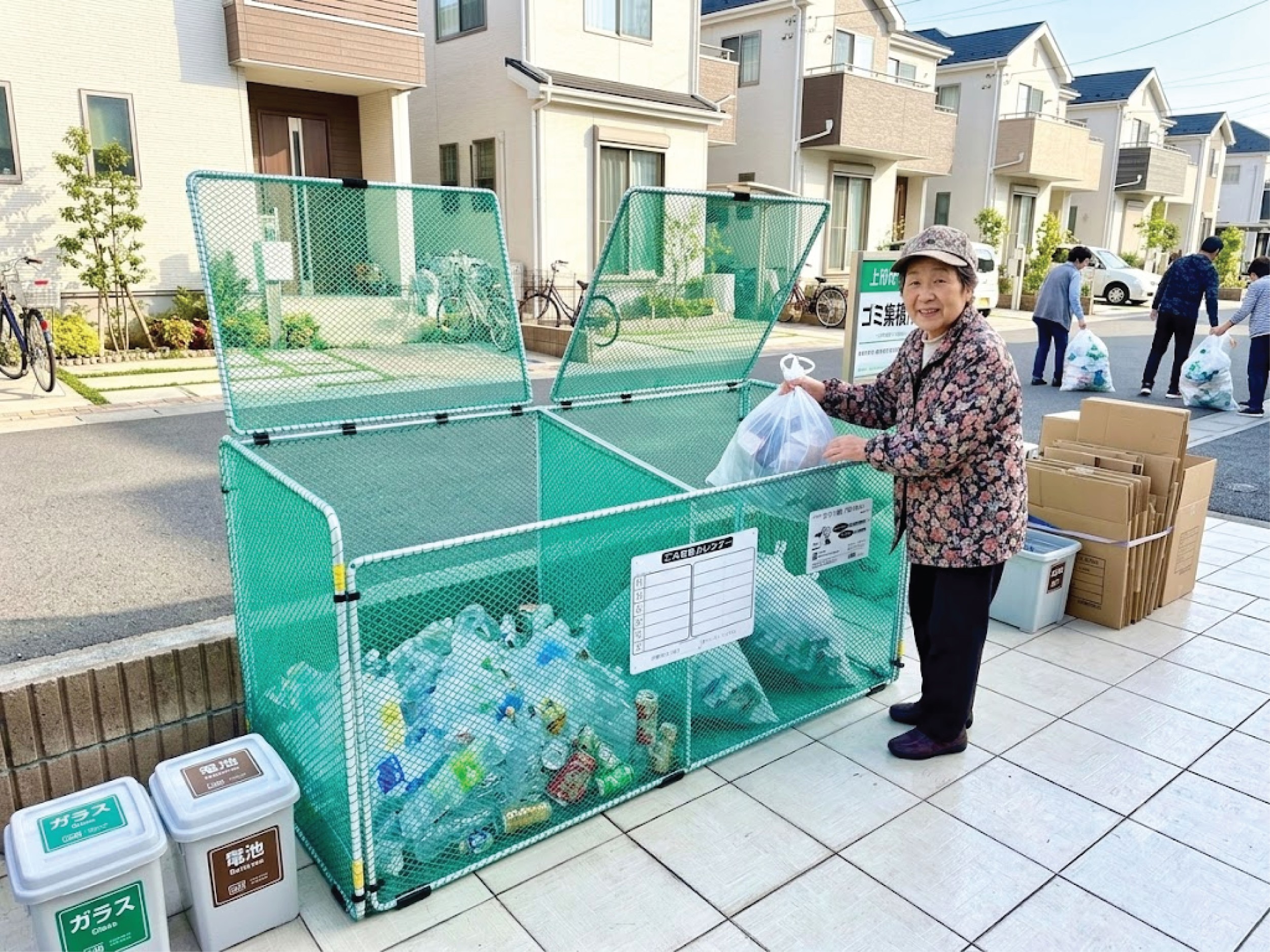Ứng dụng của lồng lưới đựng rác